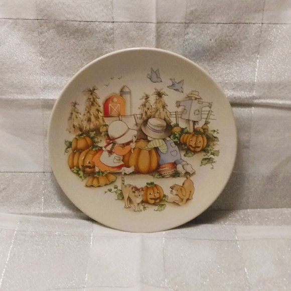 Vintage 1991 Watkins Country Kids Collectors Plate-Org. Recipe Booklet/Box Inc. - Picture 2 of 14